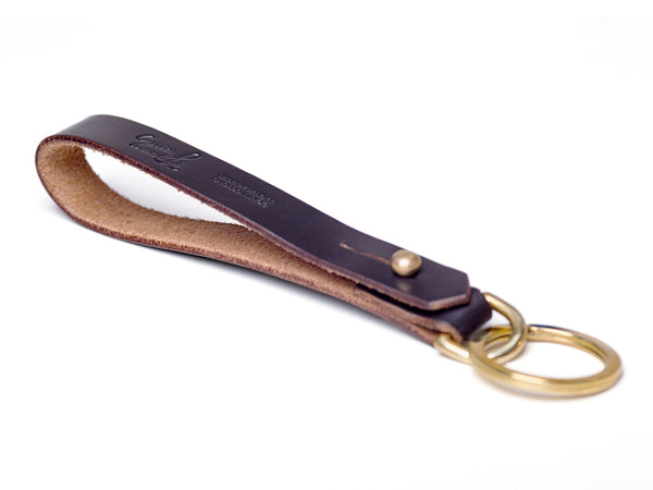 Key leash, black Horween Chromexcel - Currier & Beamhouse