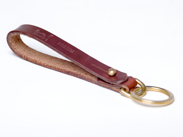 Key leash, brown Horween Chromexcel - Currier & Beamhouse